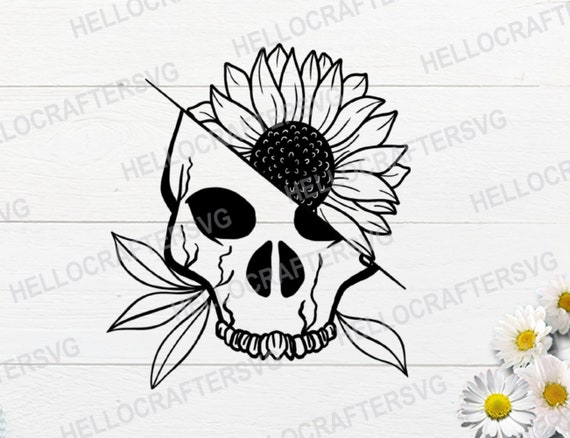 Free Free 102 Sunflower Sugar Skull Svg SVG PNG EPS DXF File