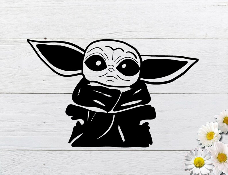 Download Download Free Svg Images Baby Yoda for Cricut, Silhouette ...