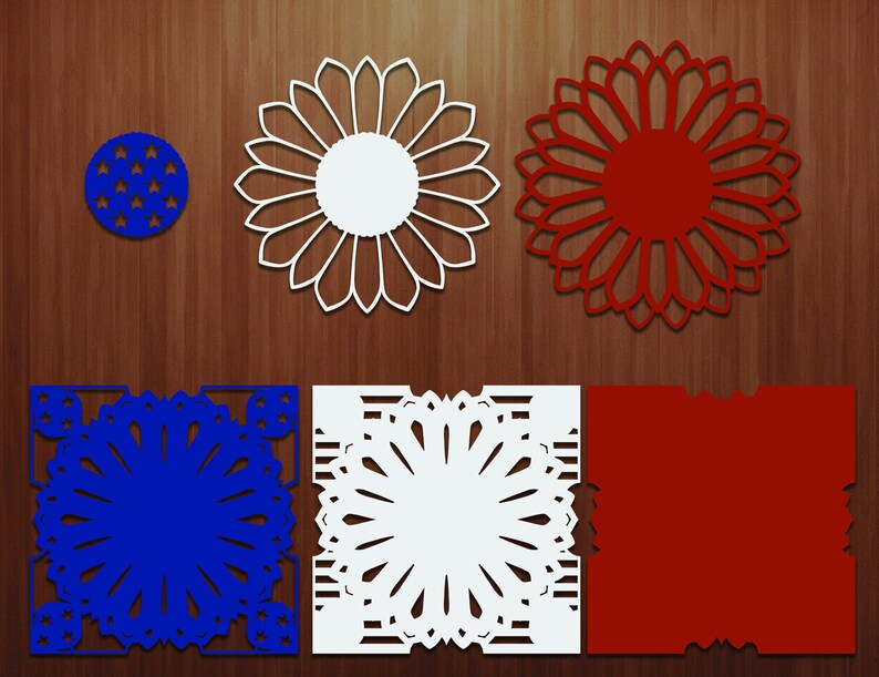 Download Craft Supplies Tools Clip Art American Flag Layered Svg Multilayer Mandala Svg 3d American Flag Svg Laser Cut Files American Flag Shadow Box Cricut Svg