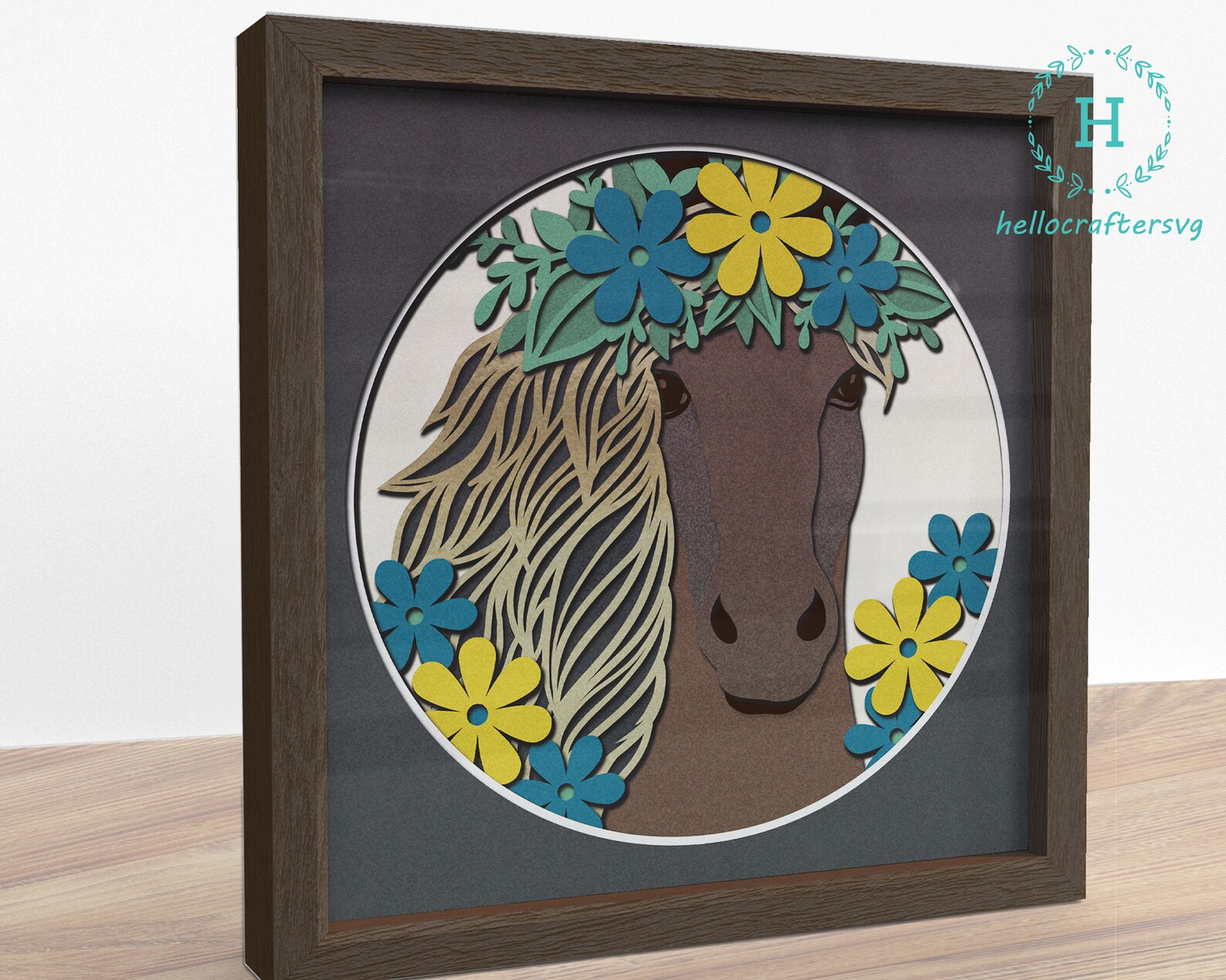 3d HORSE Svg HORSE Shadow Box Svg Cricut Files Cardstock Etsy Australia