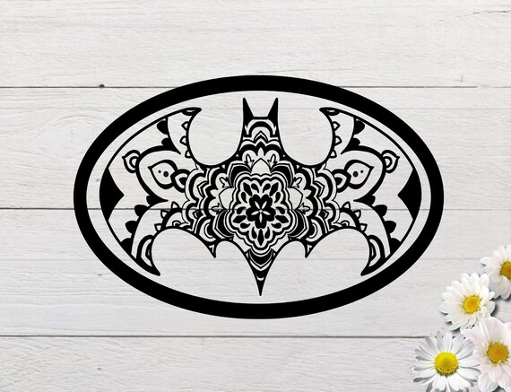 Download Batman Mandala Svg For Cricut Cutter Craft Your Superhero ...