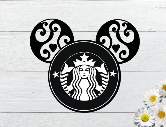Download Mickey Mouse Starbuck logo Svg Disney MANDALA SVG | Etsy