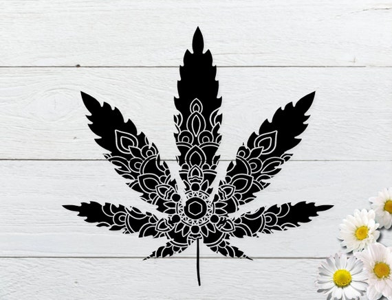 Download Cannabis Zentangle Svg Marijuana Mandala Svg Cricut Etsy Yellowimages Mockups