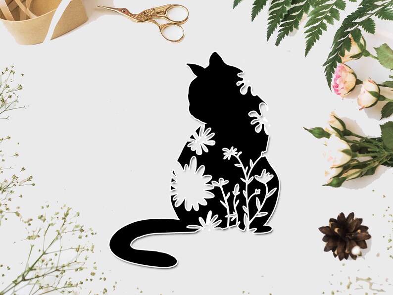 Download Boho Cat Svg Cut Files For Cricut Cat Svg Floral Cat Svg Mandala Cat Svg Clip Art Art Collectibles Autosalonecavour It