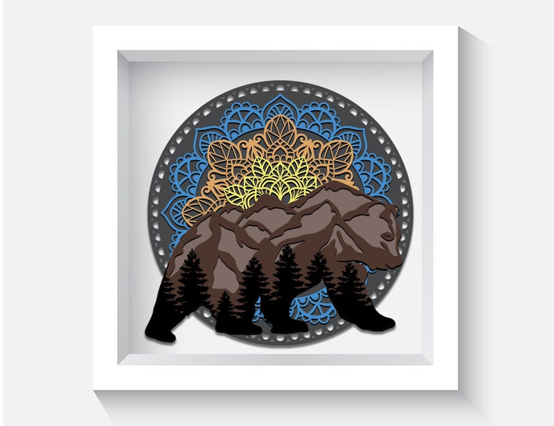 Free Free 90 Mountain Bear Svg SVG PNG EPS DXF File