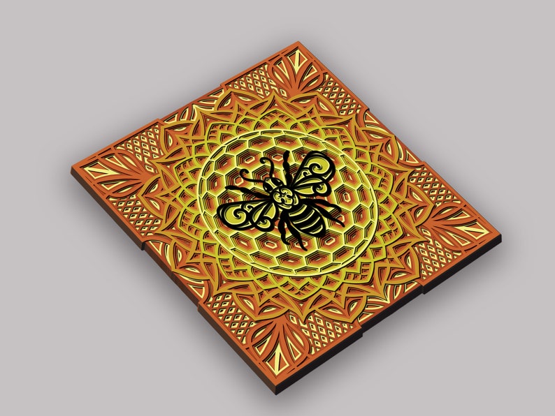 Download Glowforge Files Multilayer Mandala Svg Mandala Svg File For Laser 3d Mandala Svg Bee Svg Honeycomb Layered Svg Honeycomb Stencil Svg Scrapbooking Craft Supplies Tools Gkjwonosari Com