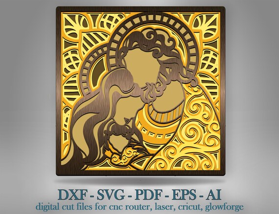 Download Nativity Layered SVG 3d Nativity Svg Nativity Shadow Box ...