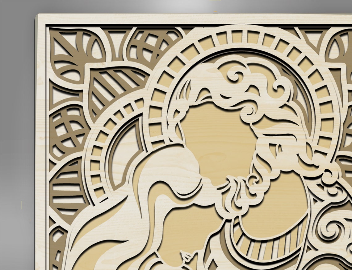 Free Free Layered Nativity Svg 256 SVG PNG EPS DXF File