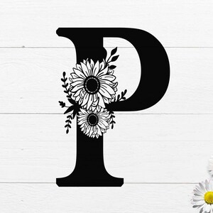 Download Floral Font Svg Floral Alphabet M Svg Sunflower Svg Floral Font Svg For Cricut Monogram Font Svg Botanical Alphabet Clip Art Art Collectibles Vadel Com