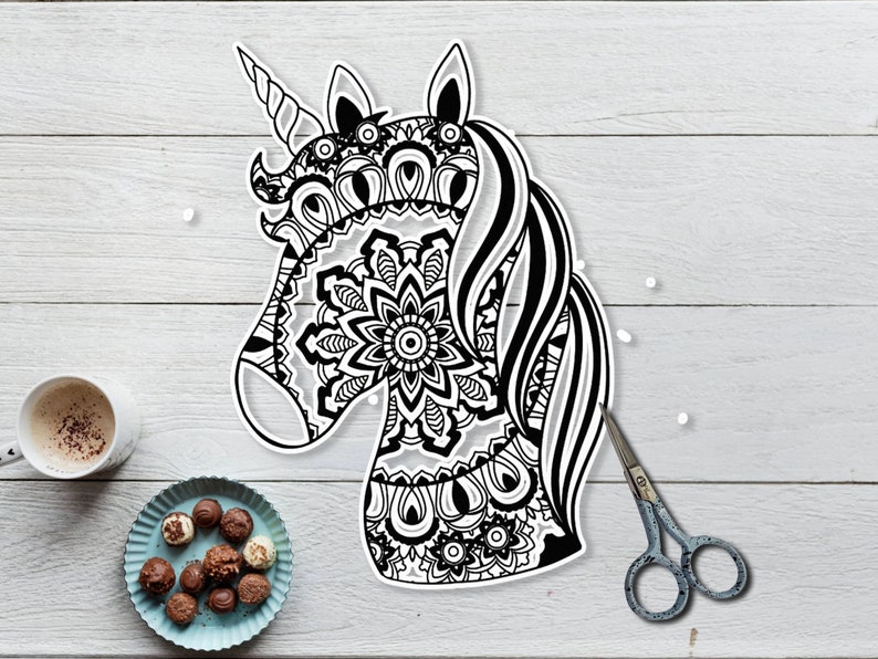 Free Free Unicorn Mandala Cricut 361 SVG PNG EPS DXF File