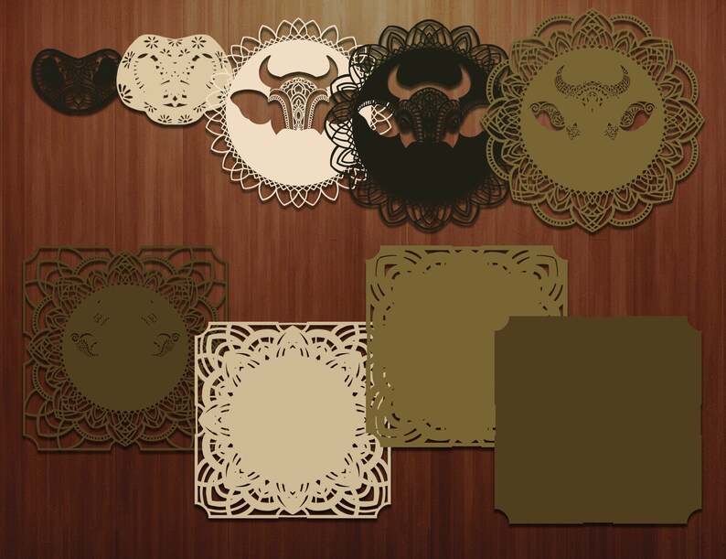 Multilayer Mandala Svg - 2002+ SVG Cut File