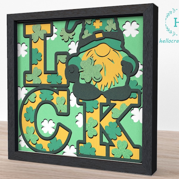 3d Lucky St Patrick Gnome Svg, St Patrick Shadow Box Svg, Lucky Svg - Cricut Files, Cardstock Svg, Silhouette Files - HelloCrafterSvg 3d Lucky St Patrick Gnome Svg, St Patrick Shadow Box Svg, Lucky Svg - Cricut Files, Cardstock Svg, Silhouette Files - HelloCrafterSvg