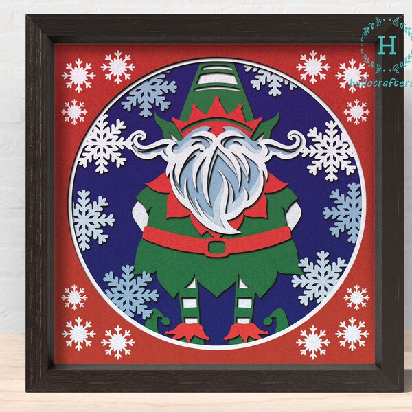 3d ELF Svg, CHRISTMAS ELF Shadow Box Svg - Cricut Files, Cardstock Svg, Silhouette Files - HelloCrafterSvg 3d ELF Svg, CHRISTMAS ELF Shadow Box Svg - Cricut Files, Cardstock Svg, Silhouette Files - HelloCrafterSvg