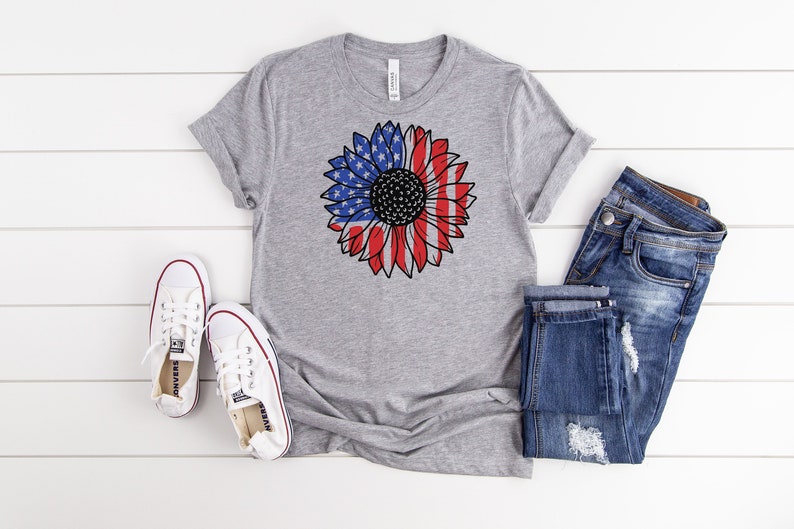 Download Sunflower svg american flag sunflower svg cut file for ...