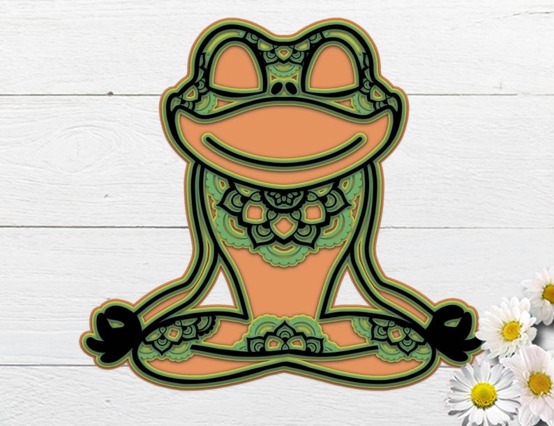Free Free 263 Layered Frog Mandala SVG PNG EPS DXF File