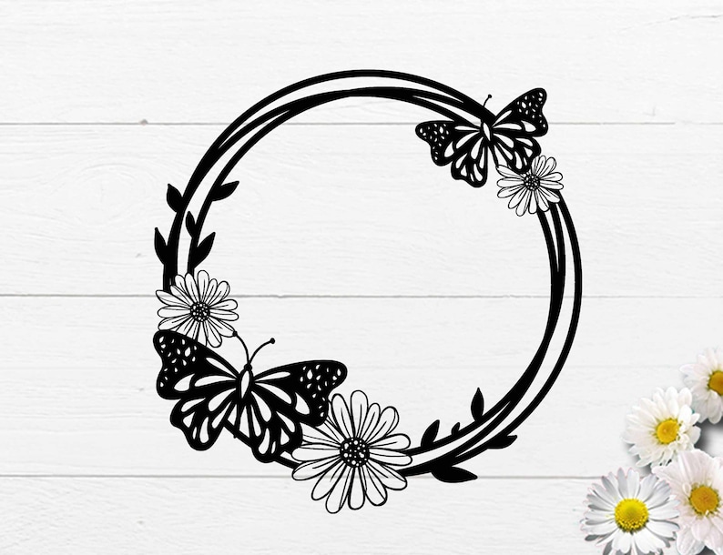 Free Free Butterfly Wreath Svg 590 SVG PNG EPS DXF File