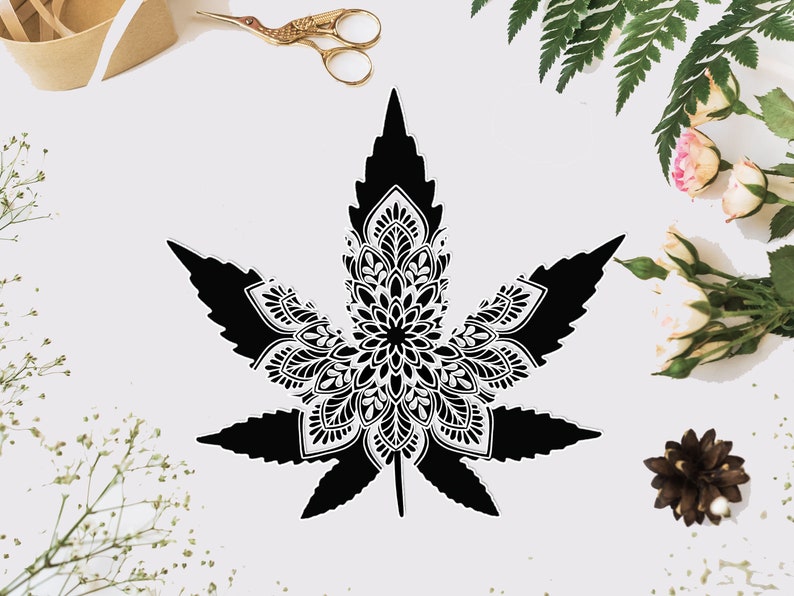 Download Marijuana Leaf Svg Cannabis Leaf Svg Weed Cannabis Mandala Svg Pot Leaf Svg Cut Files For Cricut Silhouette Clip Art Art Collectibles Safarni Org