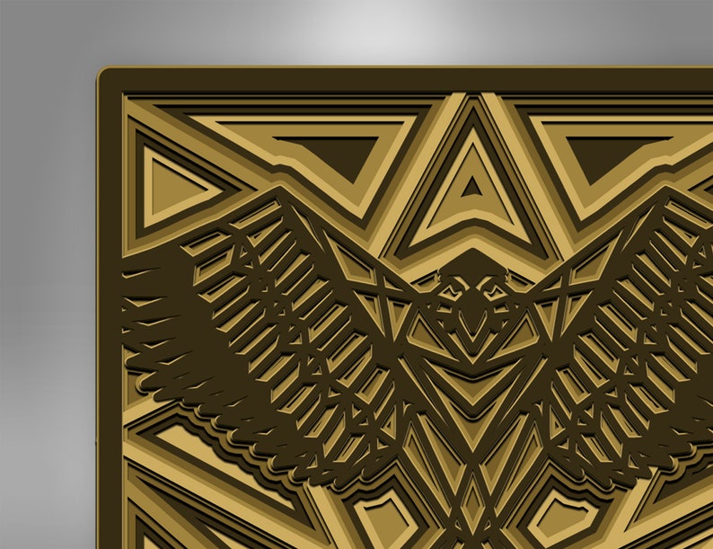 Free Free 115 Layered Eagle Mandala SVG PNG EPS DXF File