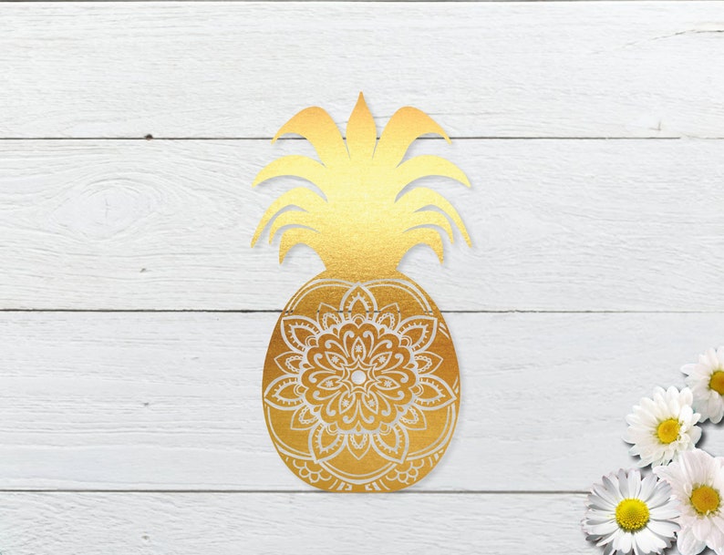 Download Pineapple Mandala SVG Summer Pineapple Cut File | Etsy