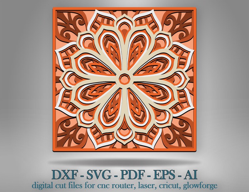 Free Free 222 Cricut Mandala Shadow Box SVG PNG EPS DXF File