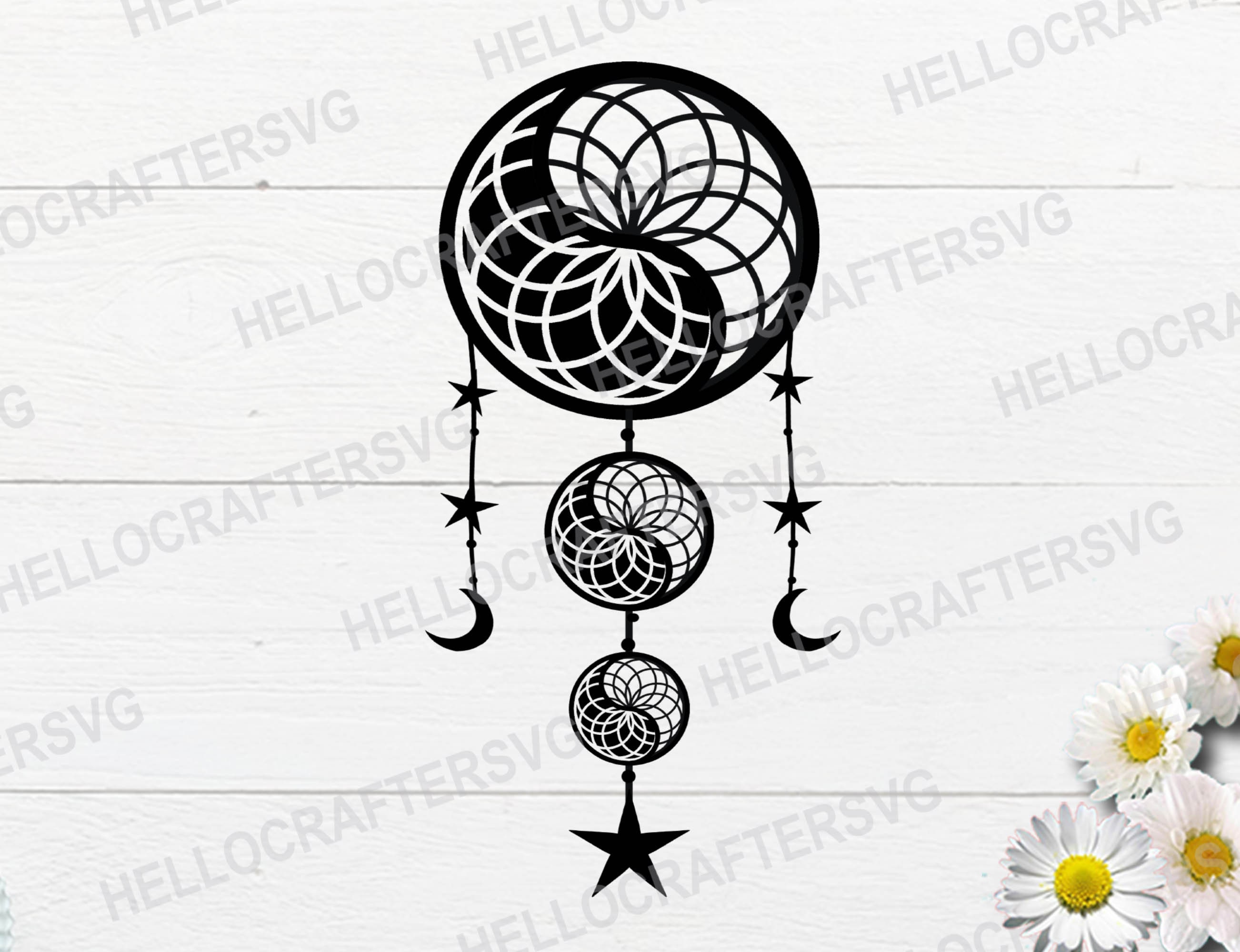 Free Free 234 Sunflower Butterfly Dream Catcher Svg SVG PNG EPS DXF File