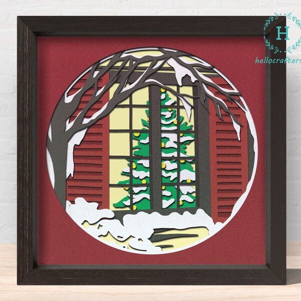 3D Christmas Scene SVG, Christmas Shadow Box Svg, Cricut Files, Cardstock Svg, Silhouette Files - HelloCrafterSvg 3D Christmas Scene SVG, Christmas Shadow Box Svg, Cricut Files, Cardstock Svg, Silhouette Files - HelloCrafterSvg