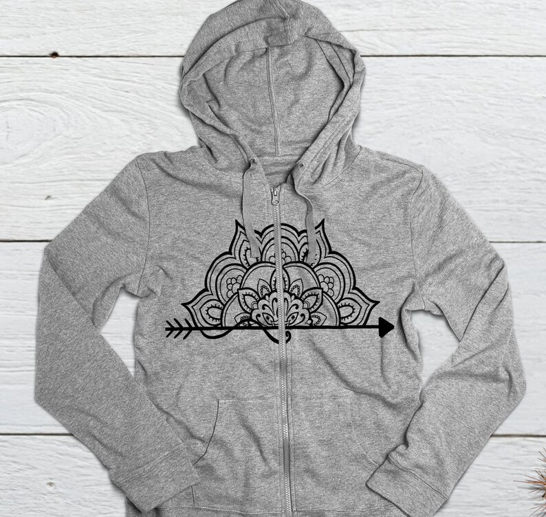 Download Half Mandala SVG Mandala Monogram Svg Cricut | Etsy