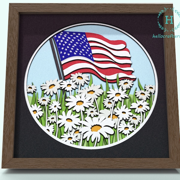 3D USA WAVING Flag Svg, Waving Flag Shadow Box Svg - Cricut Files, Cardstock Svg, Silhouette Files - HelloCrafterSvg 3D USA WAVING Flag Svg, Waving Flag Shadow Box Svg - Cricut Files, Cardstock Svg, Silhouette Files - HelloCrafterSvg