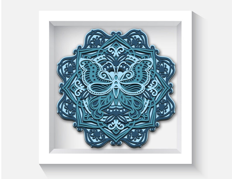 Free Free 282 Cricut Mandala Shadow Box SVG PNG EPS DXF File