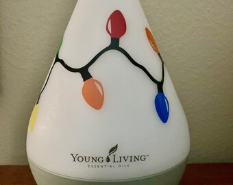 Christmas lights diffuser decal