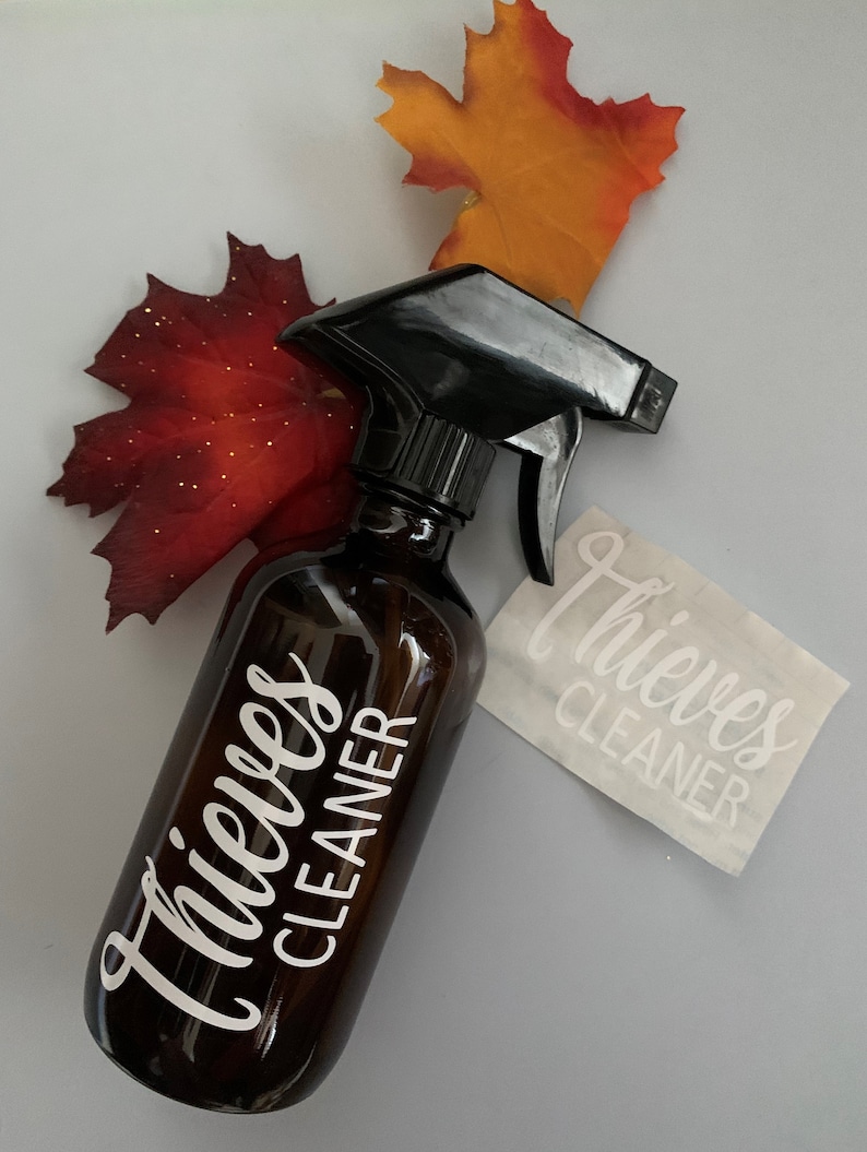 DIY Labels Thieves Cleaner Label Essential Oil Spray Etsy