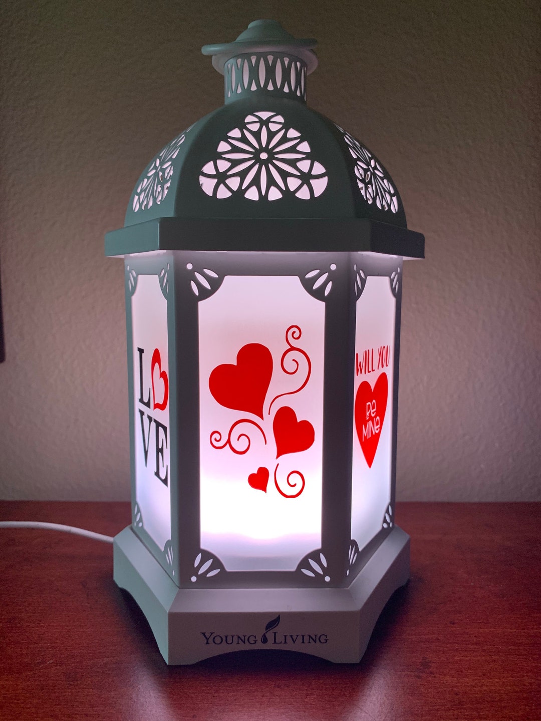 Valentine Lantern Diffuser Decals - Etsy