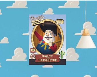 STINKY PETE Wall Sticker - Toy Story Theme - 195mm x 267mm - 308