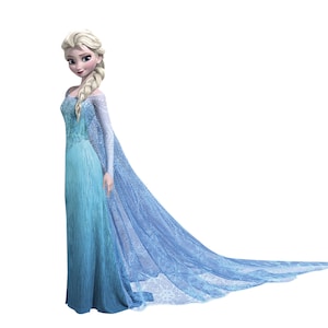 QUEEN ELSA Wall Sticker - Disney Frozen 1 - (Medium) 406mm x 421mm - 223
