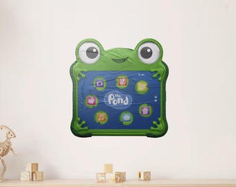FROG TABLET TOY (420mm) - Vinyl Wall Sticker