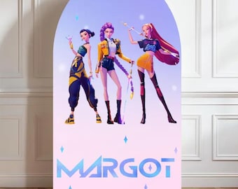 KPOP CUSTOM TEXT (800mm) - Wall Sticker Set - Text Only