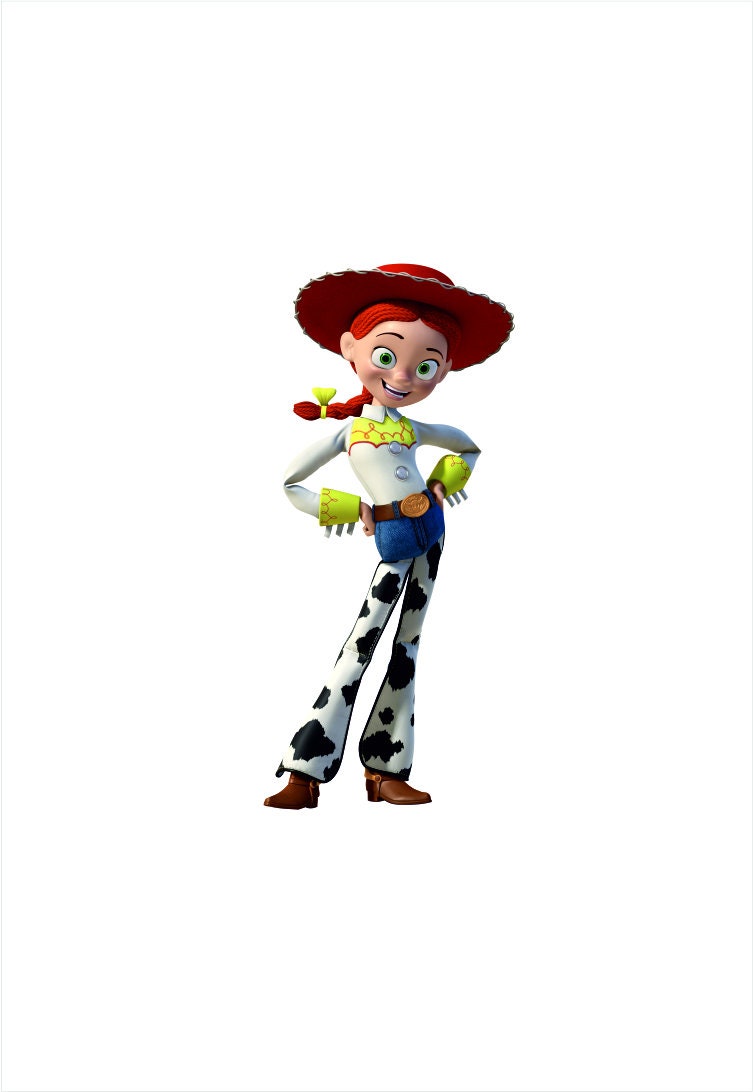 Jessie Toy Story Wall Sticker Various Sizes Wall Mm - Etsy