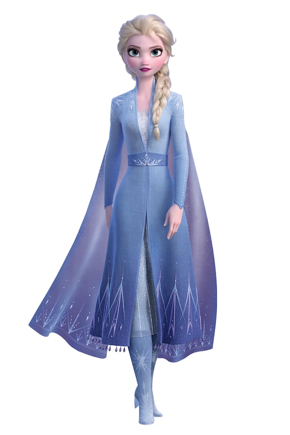 Disney Princess Frozen 2 Elsa 800MM X 360MM Wall /cupboard Sticker