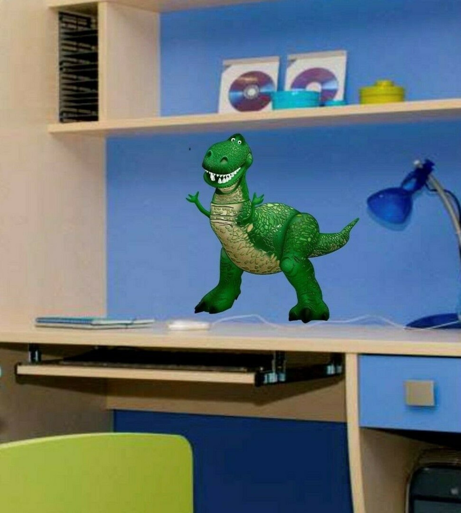 Rex Dinosaur Toy Story Wall Sticker Decal From 352mm Etsy