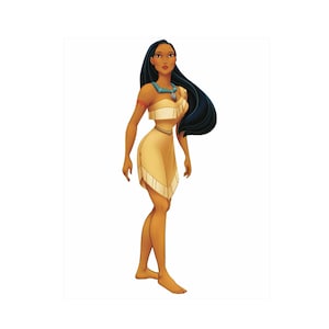 PRINCESS POCAHONTAS Wall Sticker - Disney Theme - 417mm x 157mm - 200
