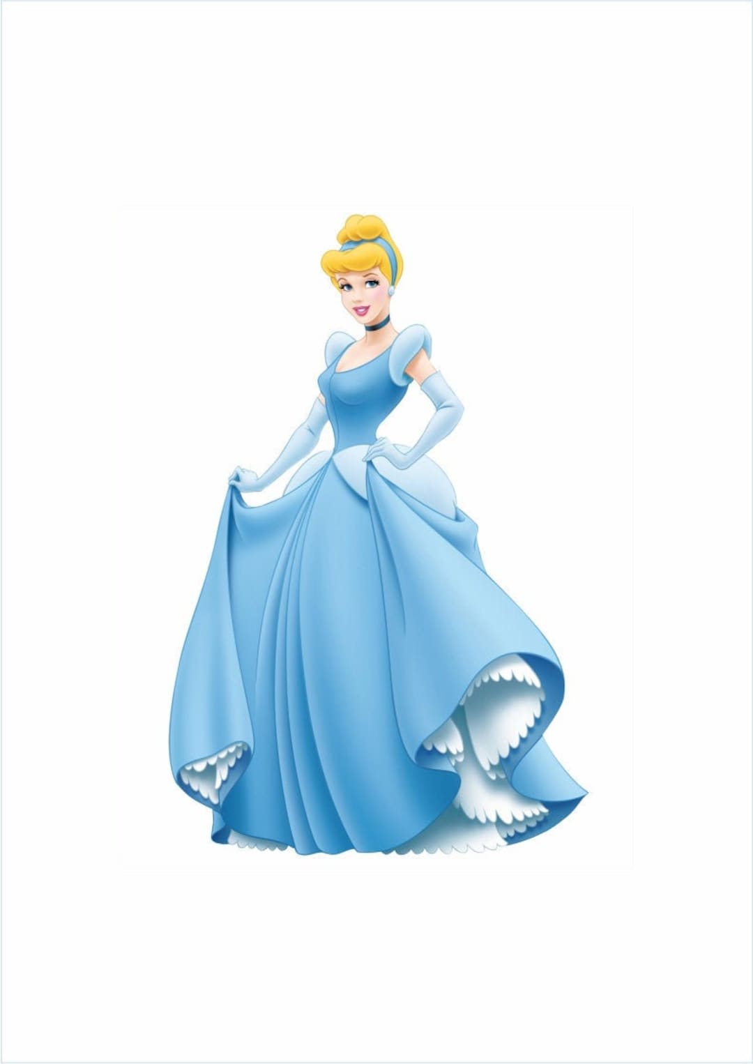 Buy Disney Princess Cinderella 1220MM High 4 Foot Wall /cupboard Sticker  No. 249 Online in India 