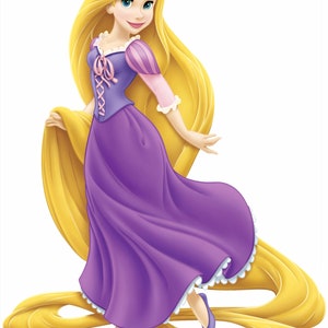 Disney Princess Rapunzel 1220mm high /4 foot wall /cupboard sticker 251 image 3