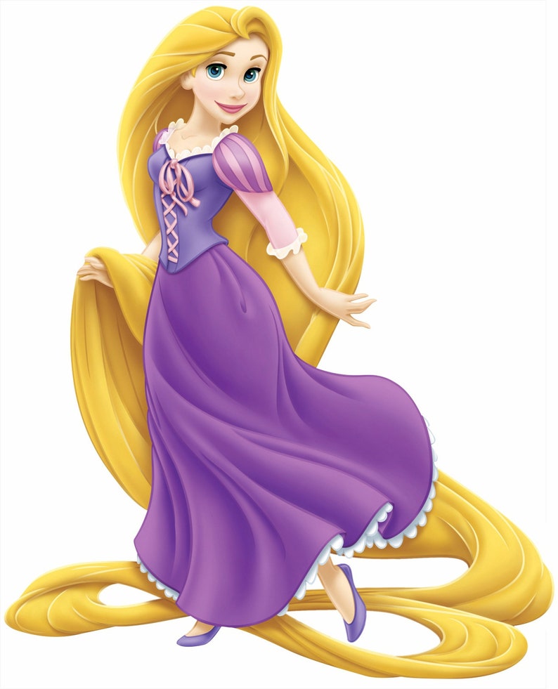 Disney Princess Rapunzel 1220mm high /4 foot wall /cupboard sticker 251 image 3