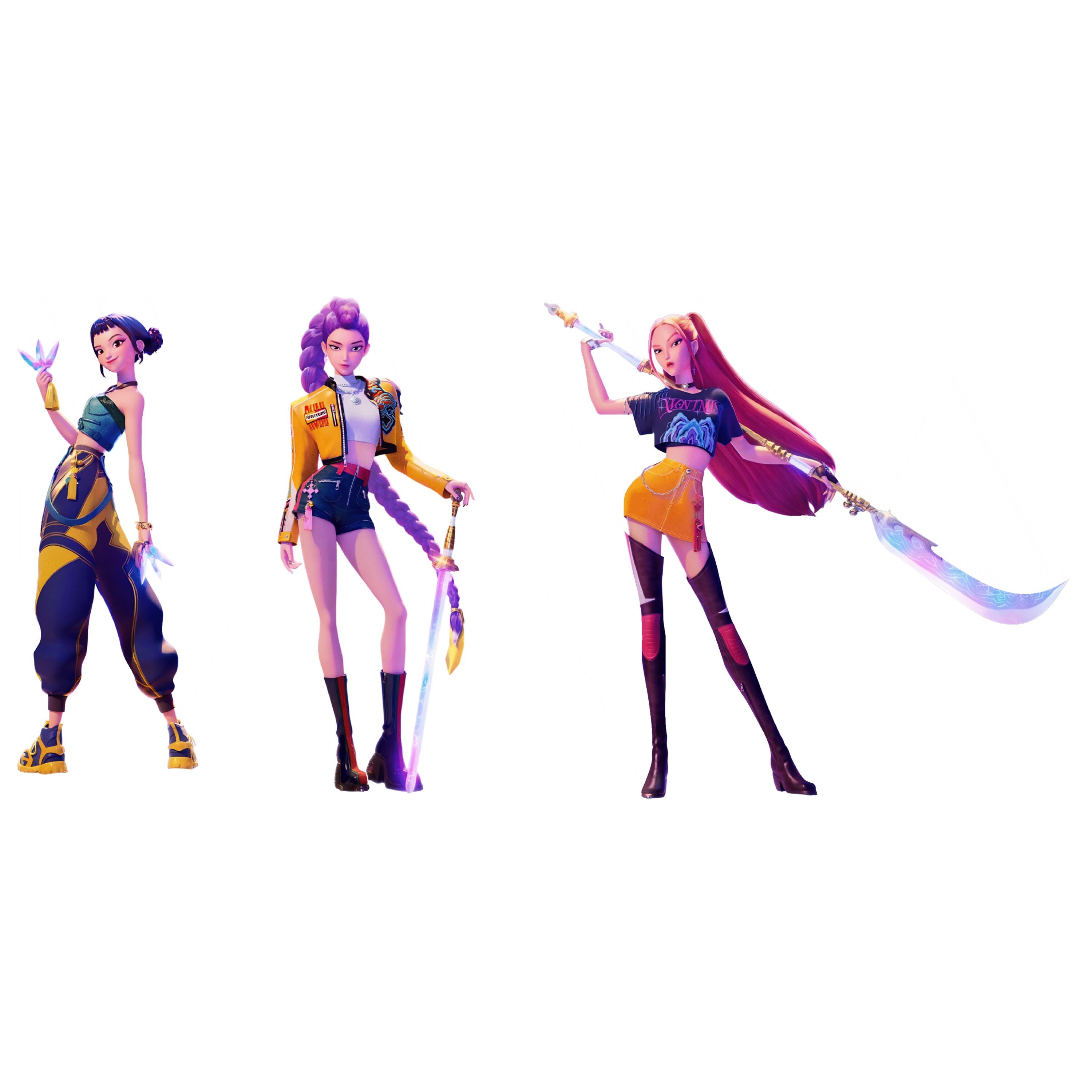 MIRA, ZOEY, RUMI (408mm) - Kpop Wall Sticker Set - Etsy