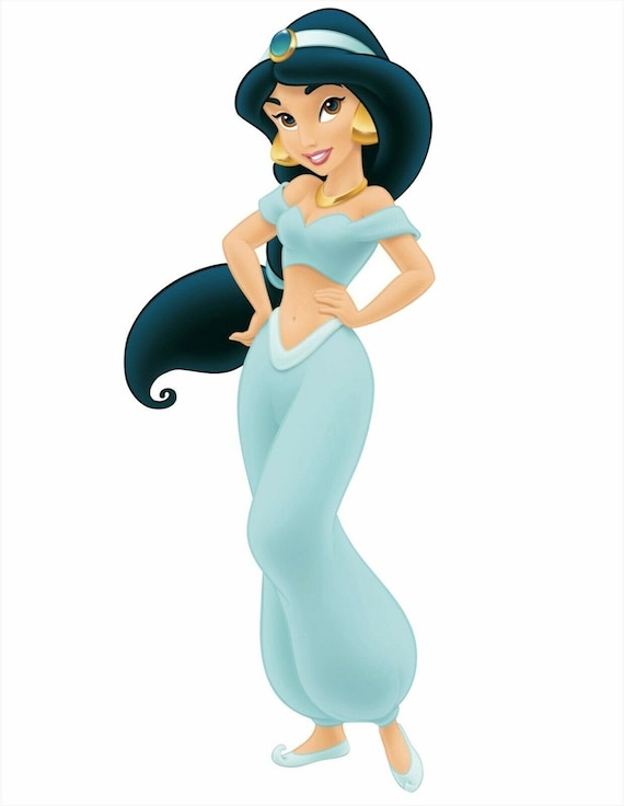 Disney Princess Jasmine 415 mm x 273 mm adesivo da parete/credenza 192 -   Italia