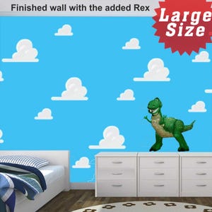 LARGE GENERIC CLOUDS - Themed Bedroom Wall Vinyl Stickers - 239