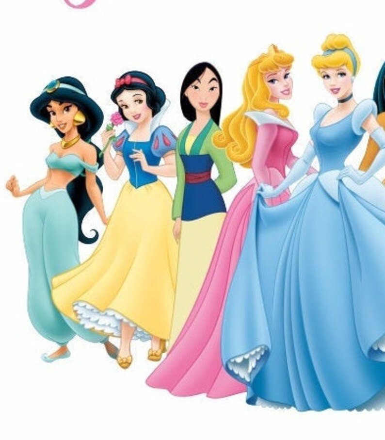 Disney Princesses Personalised wall sticker 185 image 4.