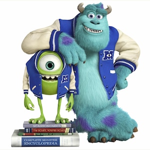 SULLY AND MIKE 609 x 542mm Wall Sticker - Monsters University - 409