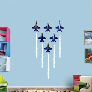BLUE ANGELS Wall Sticker - Aerobatic Team