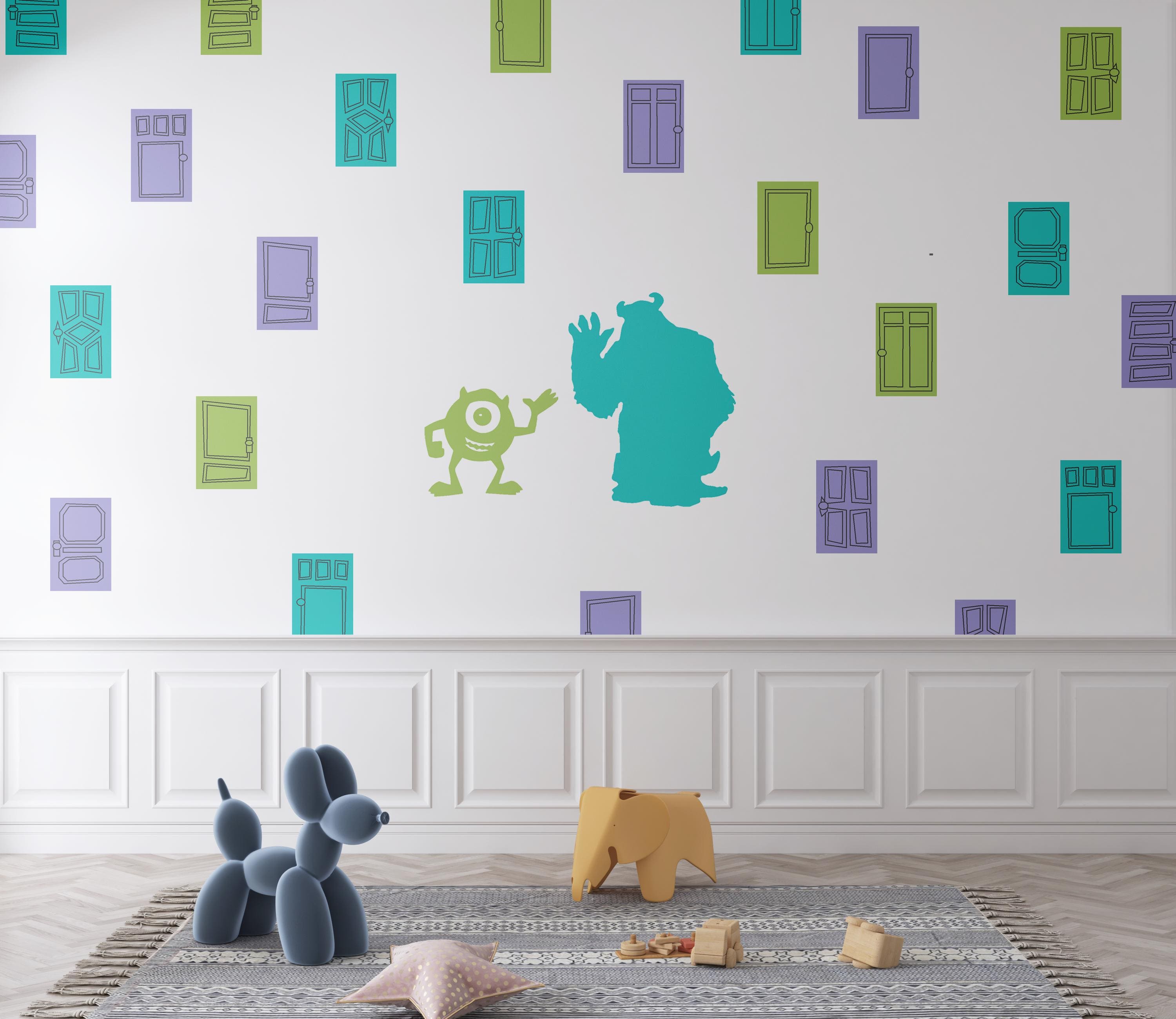 Sully Window Sticker 34x SULLY/MIKE MONSTERS Wall Sticker Set - Etsy